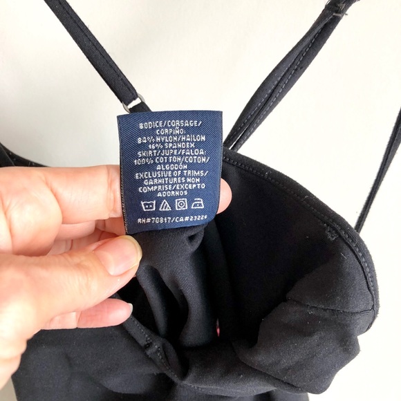 VS Pink Black and Floral Spaghetti Straps Dress S - Picture 6 of 6